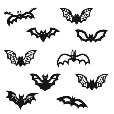 nietoperz dxf halloween