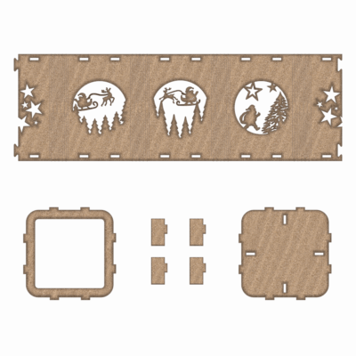 plik svg lampion mikołaj