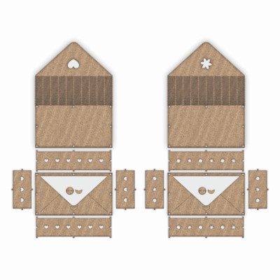 pudełko prezent walentynki svg